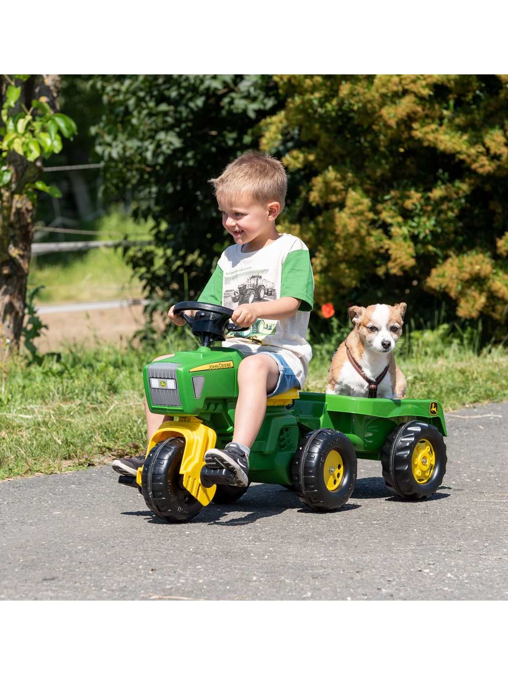 Rolly john deere tractor discount