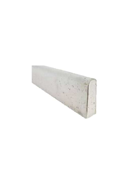 Plain round top edging