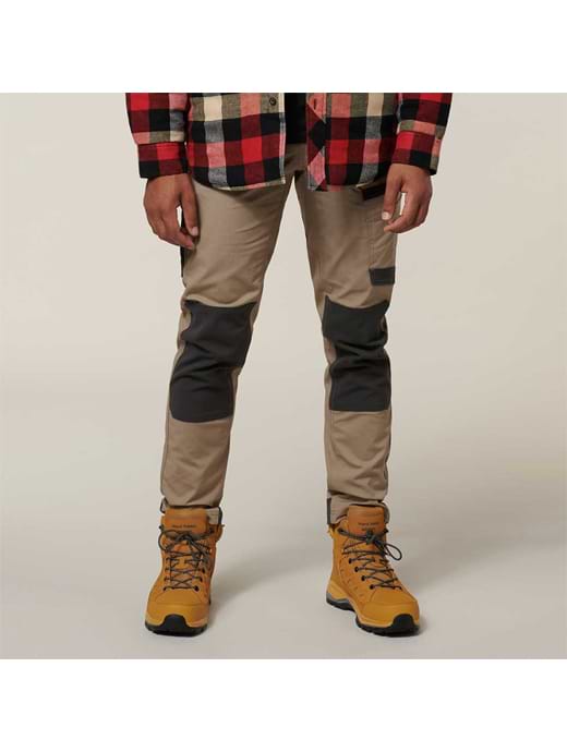 Hard Yakka Men's Raptor Active Work Trousers Desert