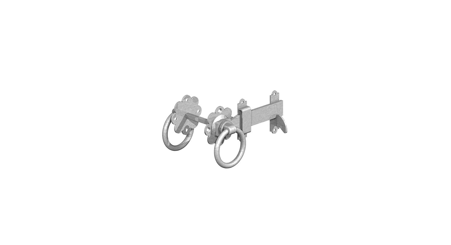 Birkdale Gate Ring Latch Galv 7"
