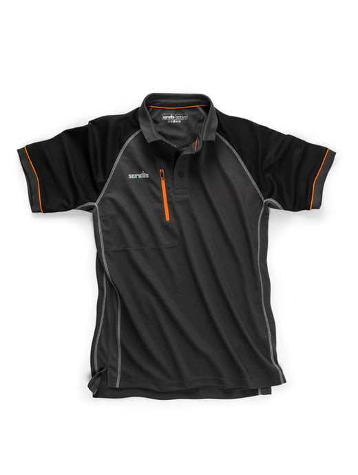 Scruffs Trade Active Polo Graphite