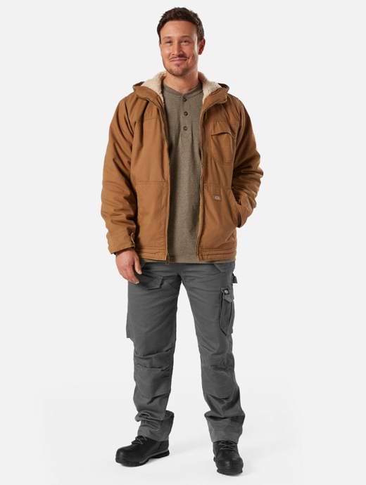 Dickies duck sherpa lined hooded jacket online