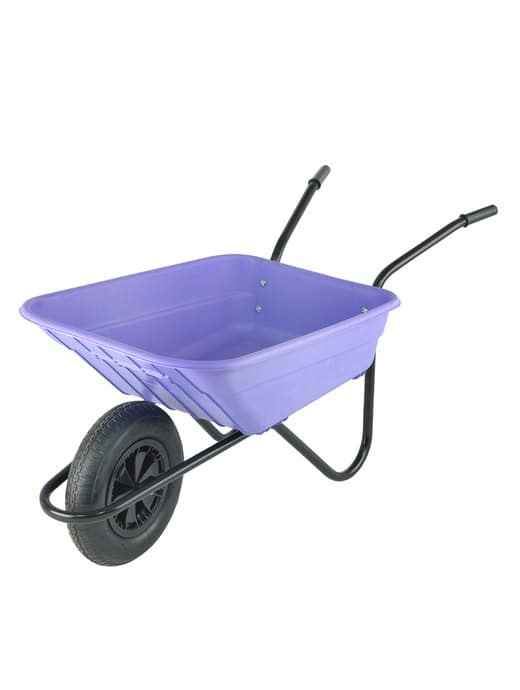 the royal lilac polypropylene wheelbarrow