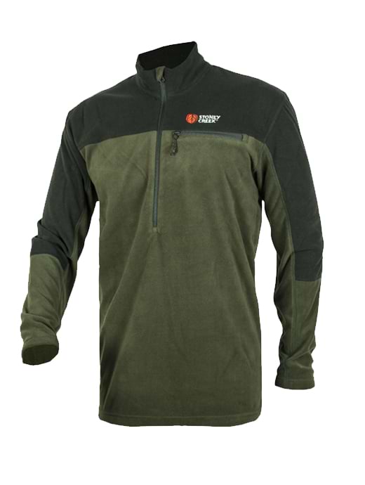 Stoney Creek Men's Micro + Long Sleeve Top Bayleaf/Black