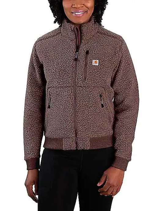 Carhartt | Women's Fleece Jacket Nutmeg Heather | Griggs Agri