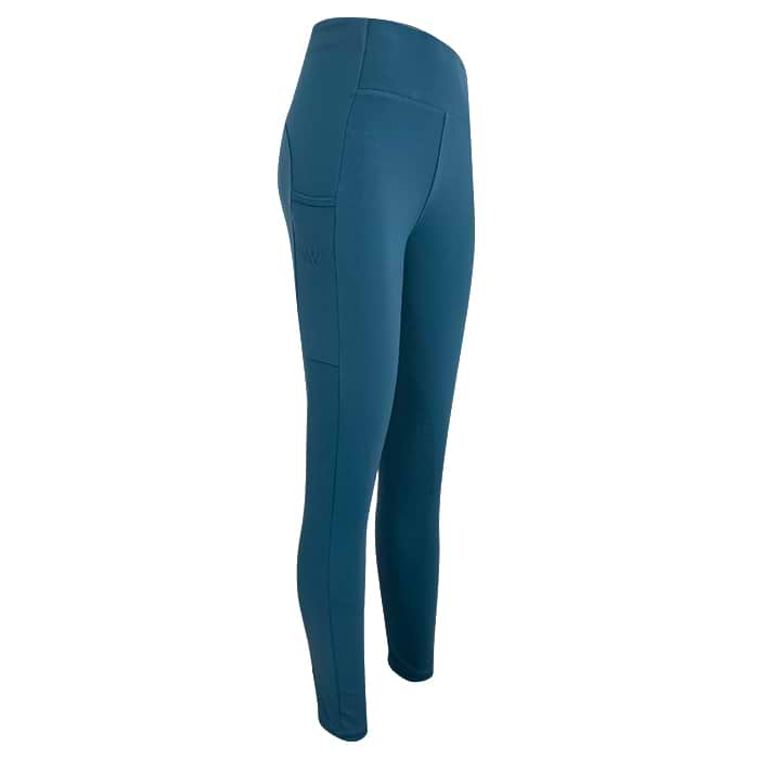 Woof Wear Original Riding Tights Knee Patch Petrol Blue