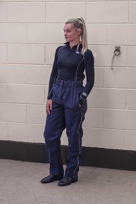 Woof Wear All Season Waterproof Riding Trousers Navy
