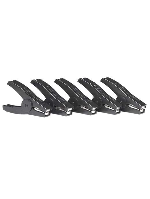 Gallagher Crocodile Clip Black Pk 5