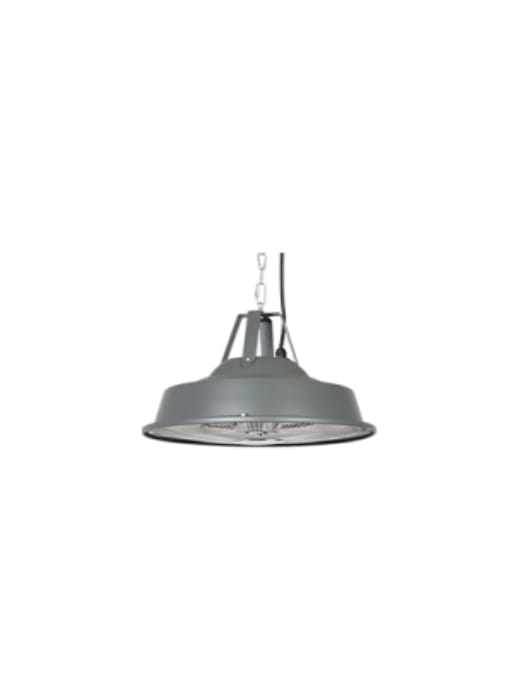 La Hacienda Grey retro hanging carbon fibre heater