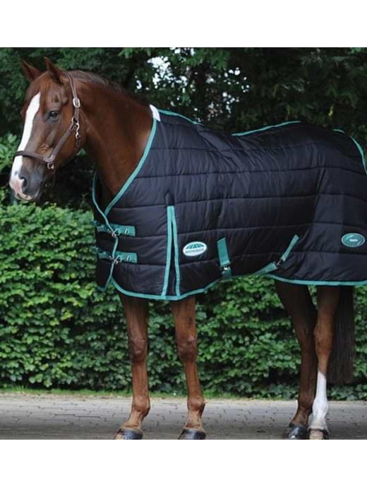 Weatherbeeta Green-Tec Stable Standard Neck Medium/Lite Black/Bottle Green 