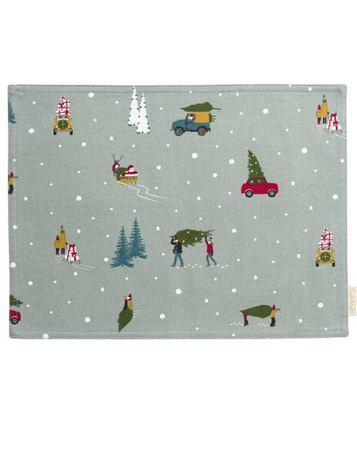 Sophie Allport Home For Christmas Fabric Placemat