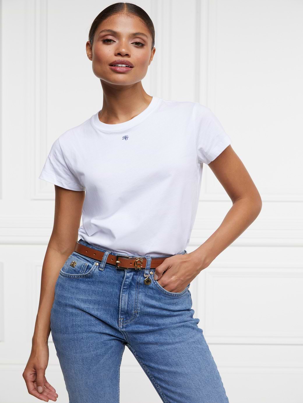 Holland Cooper Monogram Tee White