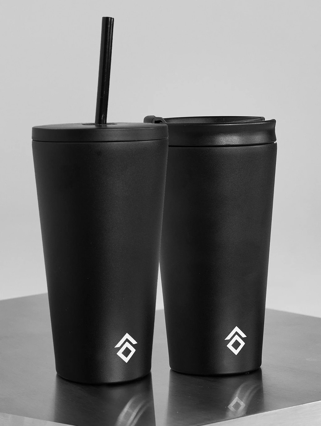 Aztec Diamond Black Travel Mug