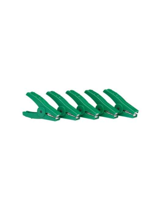 Gallagher Crocodile Clip Green Pk 5