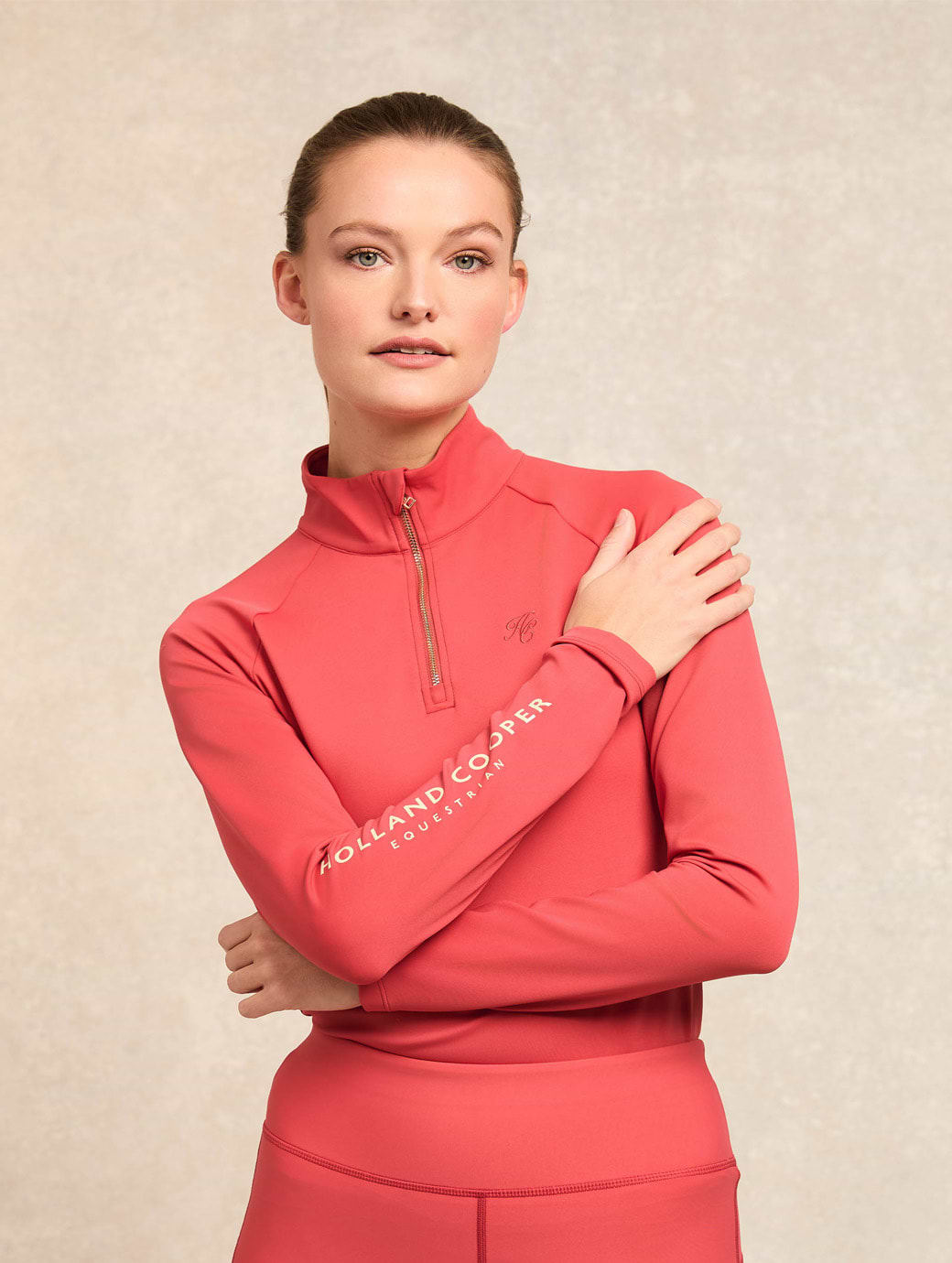 Holland Cooper Chiltern Base Layer Washed Red