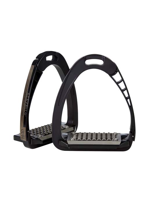 Acavello Arena AluPro Stirrups Charcoal 