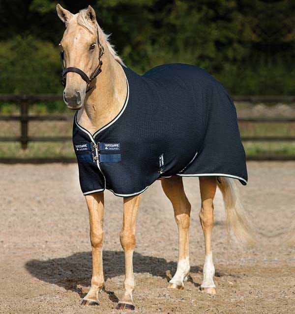 Horseware Rambo Techni Waffle Cooler Navy/Beige