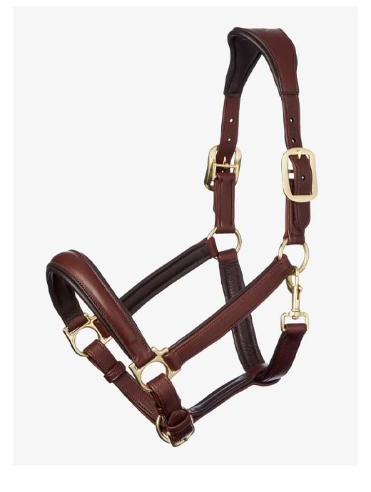 LeMieux Anatomic Headcollar Brown