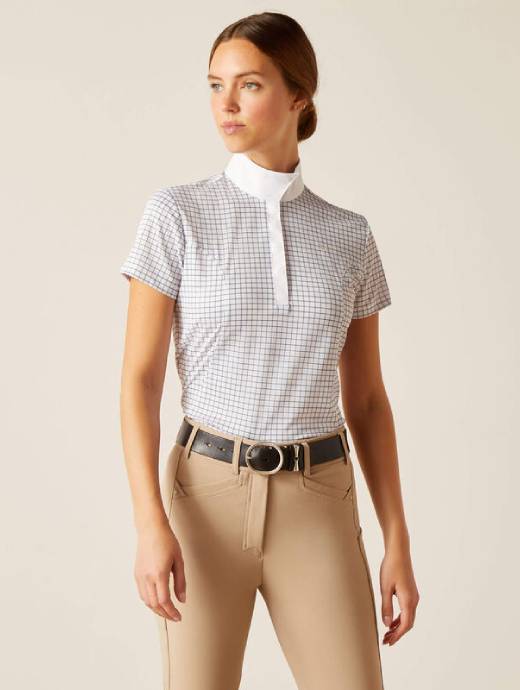 Ariat Women's Aptos Show Shirt Blushing Rose Check