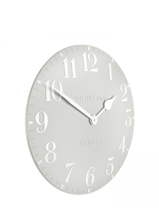 Thomas Kent 20" Arabic Wall Clock Dove Grey