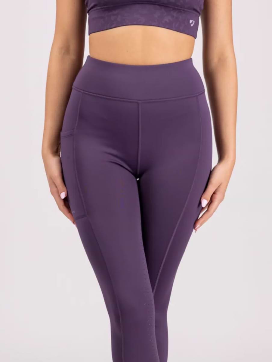 Aubrion Shield Winter Tights Purple