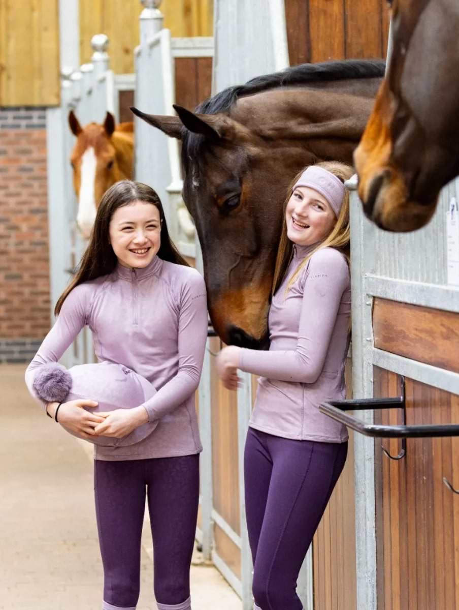 Aubrion Shield Winter Tights Purple 