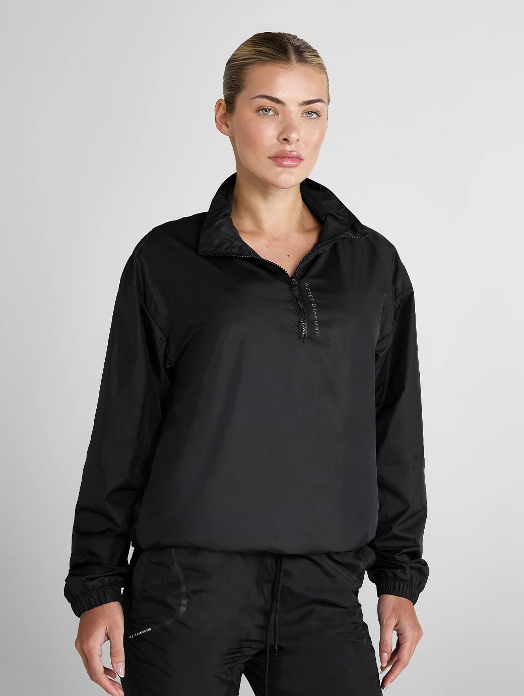 Aztec Diamond Black Waterproof Track Half Zip
