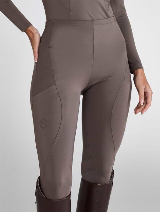 Aztec Diamond Core Leggings Knee Grip Fawn Griggs Equestrian