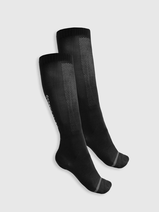 Aztec Diamond Technical Sock Twin Pack Black