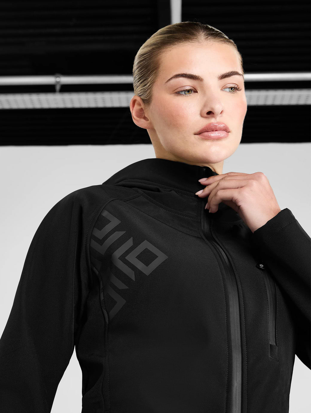 Aztec Diamond Black Premium Tech Jacket | Griggs Equestrian