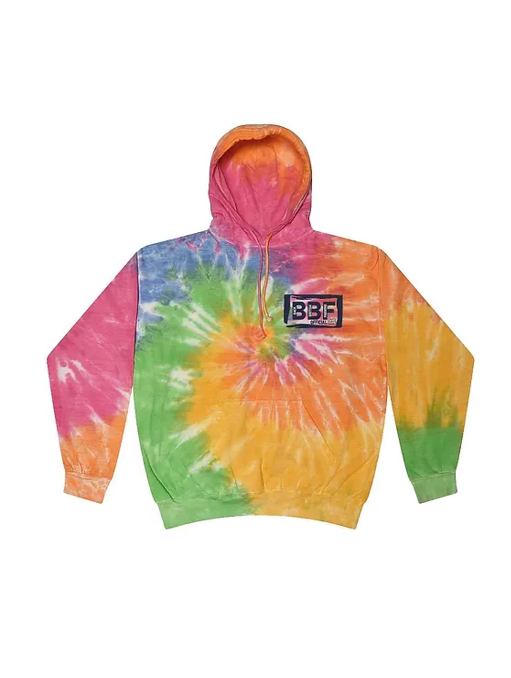 Back British Farming Unisex Tie Dye Hoodie Eternity Griggs Equestrian