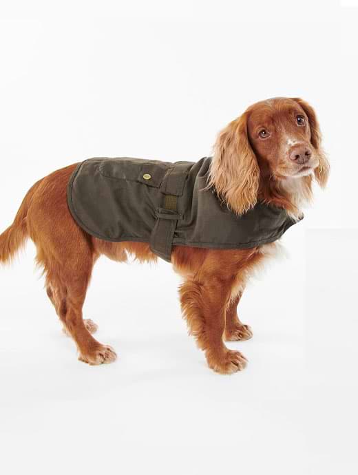 Barbour dog coat size guide shop