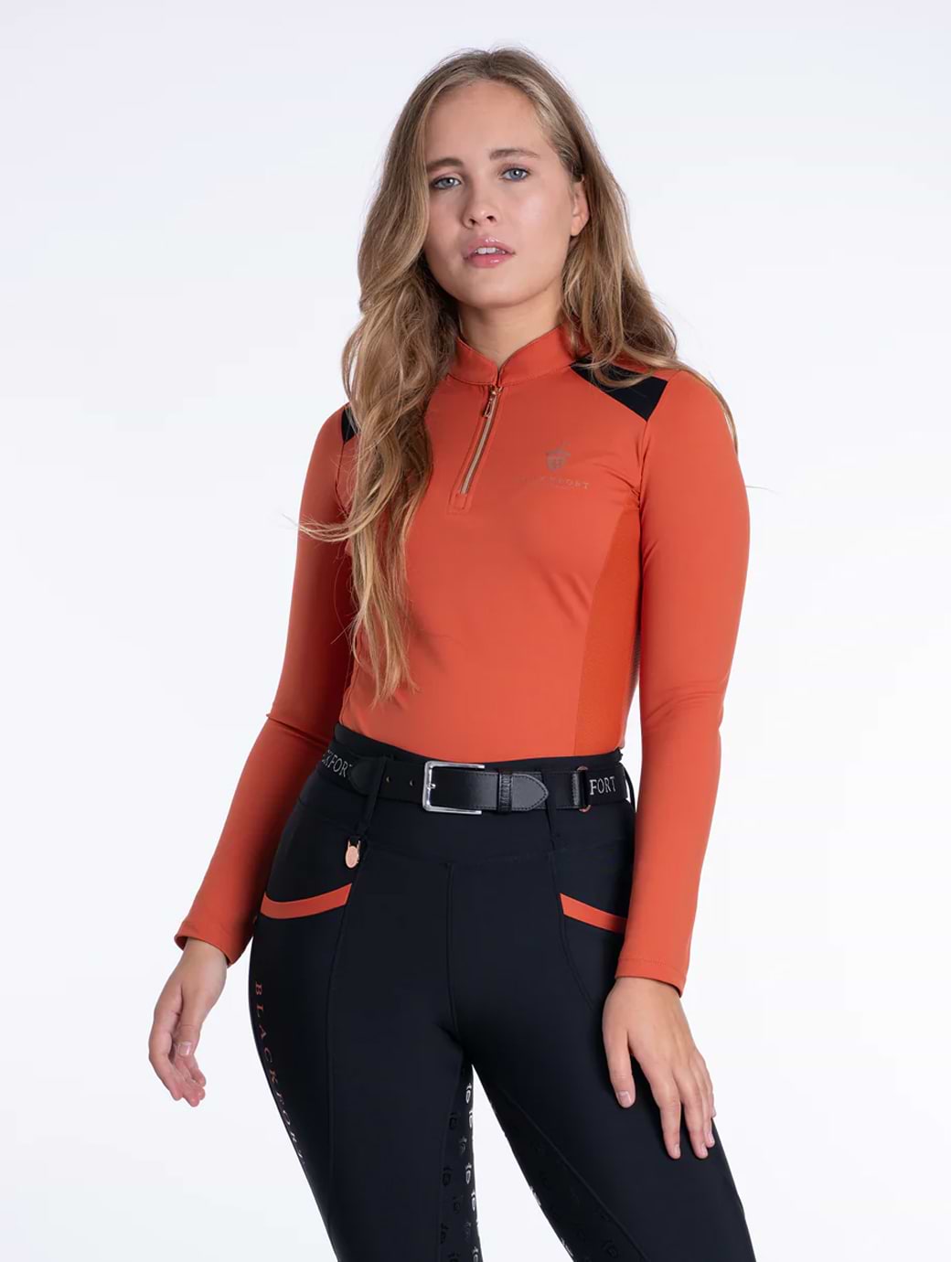 Blackfort Rust Cool Mesh Long Sleeve Base Layer