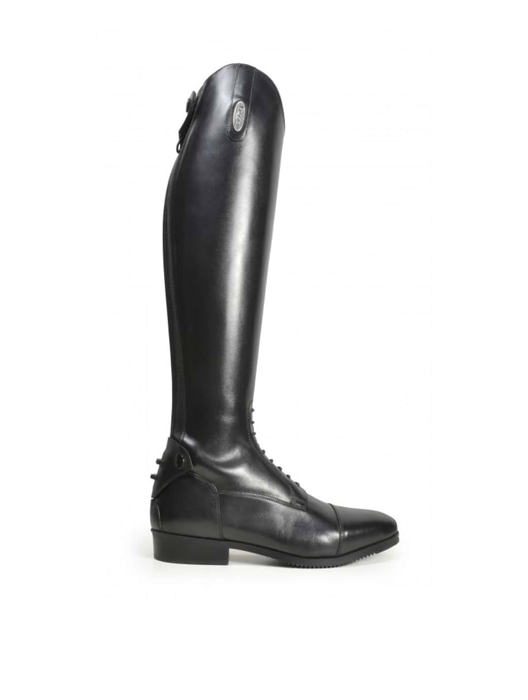 Brogini 5112 Turin Pro Competition Boot Lace Front Field Boot in Black X-Slim Calf