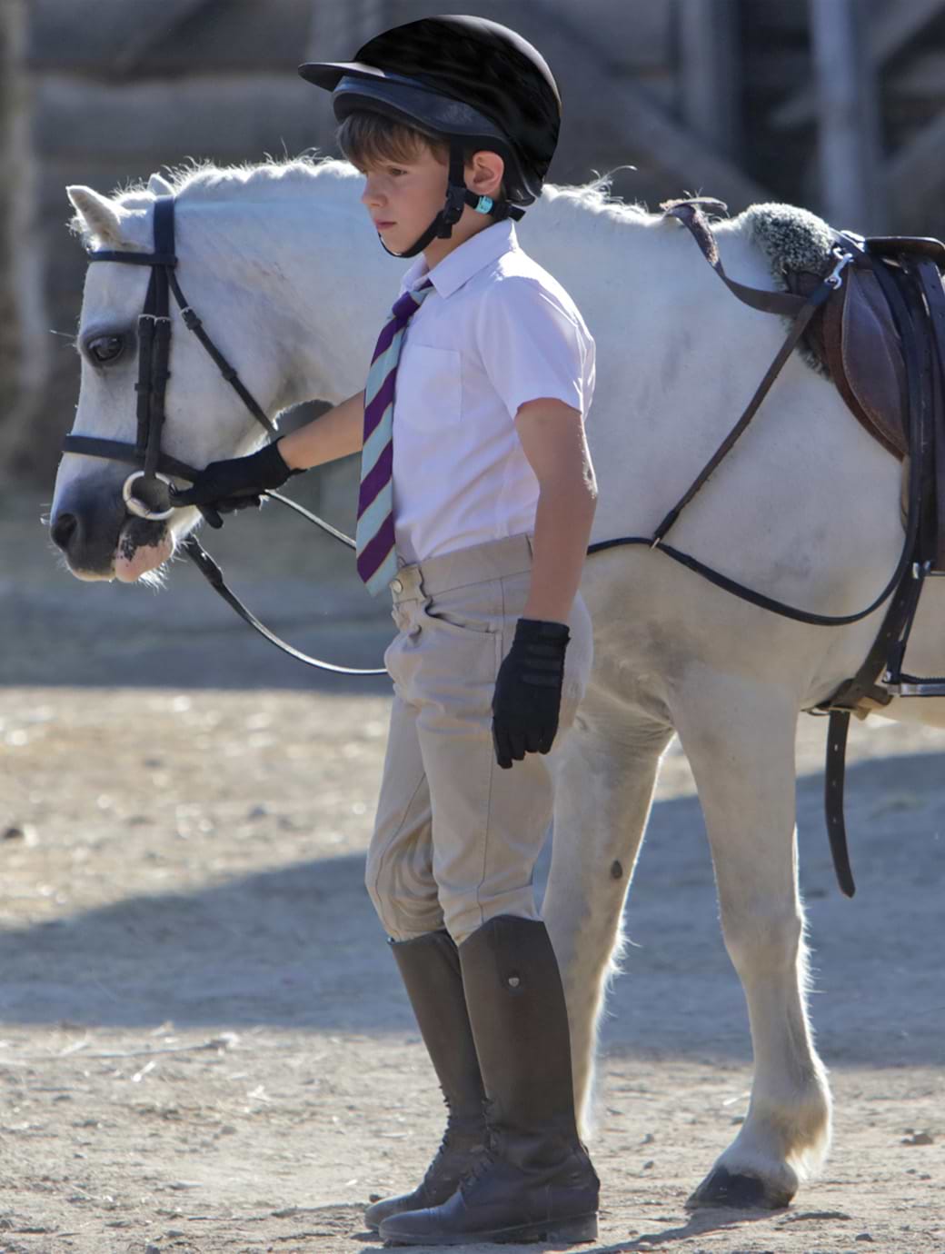Equetech Boys Sports Breeches Beige