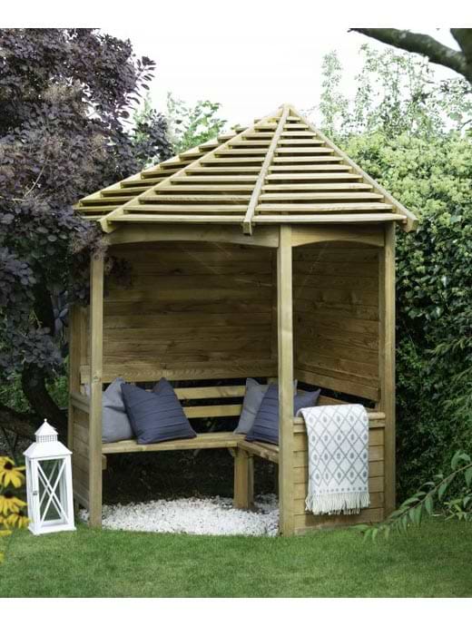 Forest Garden Venetian Corner Arbour