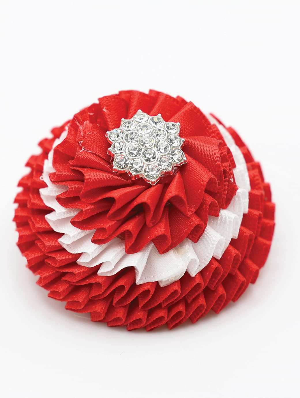 Equetech Carnation Rose Button Hole Red/White