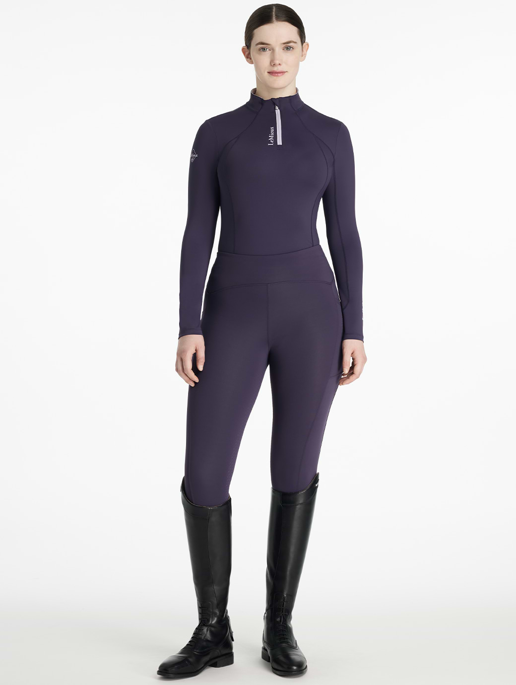 Chemise D'équitation Blackfort – Rose Cool – Maille – Manches Longues – Taille S