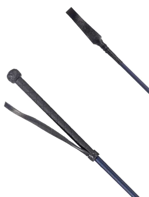 Country Direct Braided Everyday Riding Whip Navy