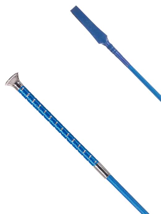 Country Direct Metallic Fleck Handle Riding Whip Royal