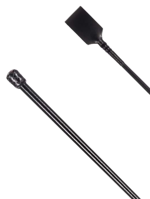 Country Direct Plain Leather Riding Whip Black
