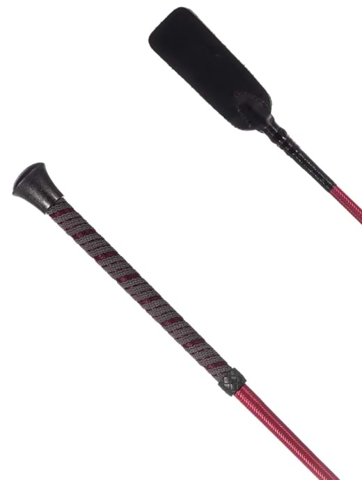 Country Direct Rubber Spiral Handle Jump Bat Burgundy