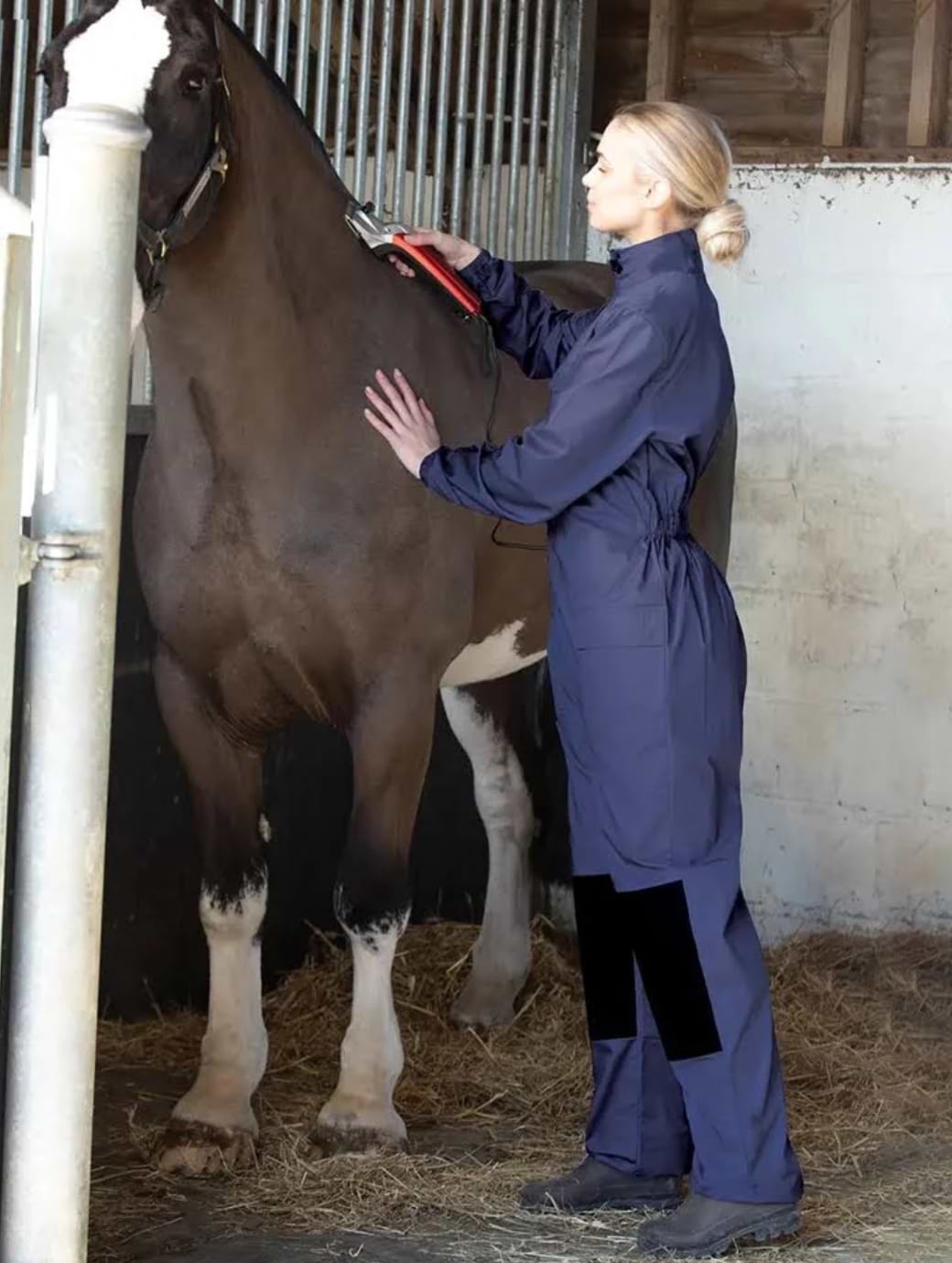 Equetech Pro Clip Coverall Navy XXL