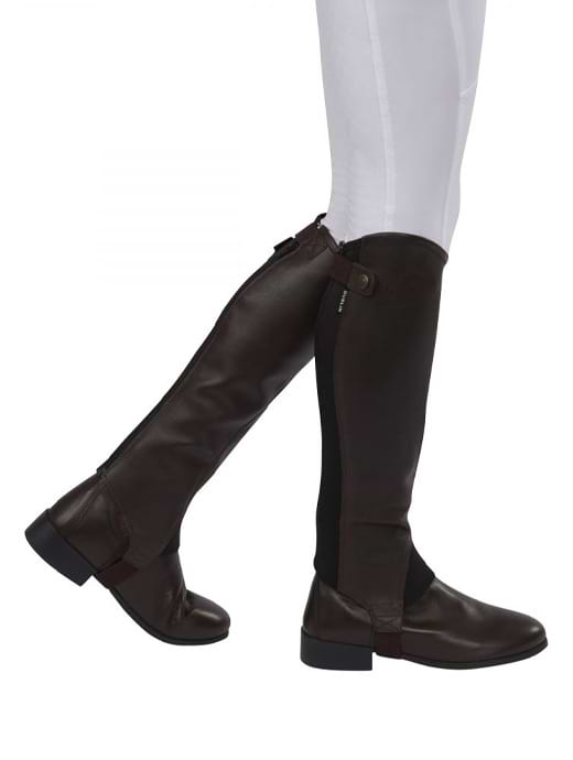 Dublin Fusion Half Chap Brown Adult 