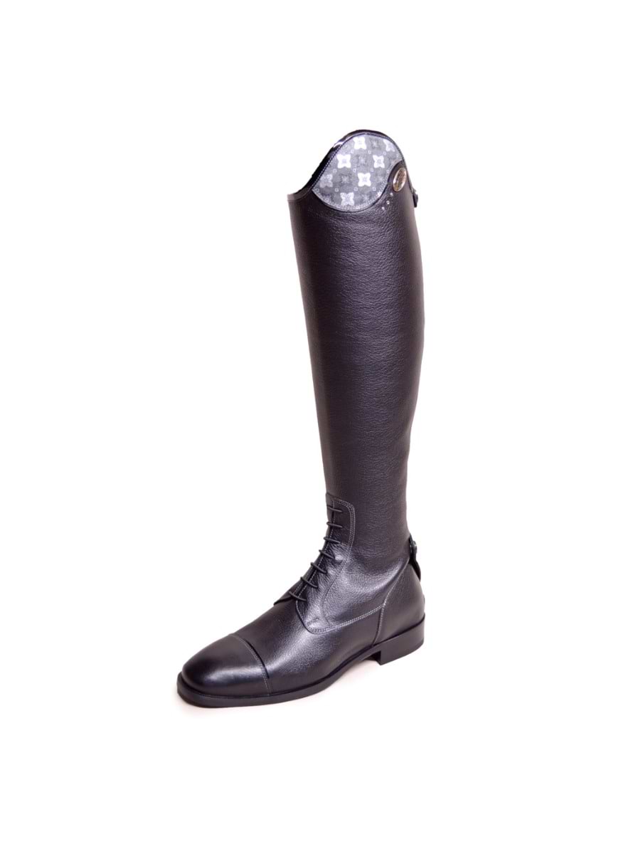De Niro Tricolore Salentino Tall Riding Boots Quick Black Fortuna Grey