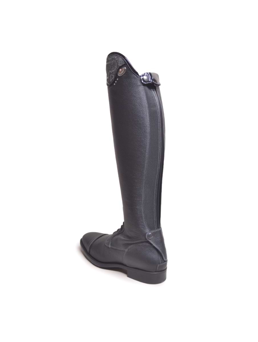 De Niro Tricolore Salentino Tall Riding Boots Quick Black Regal Silver