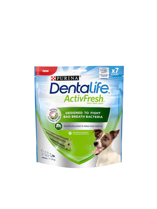 Dentalife Activfresh Small Dog Treat Dental Chews 7pk