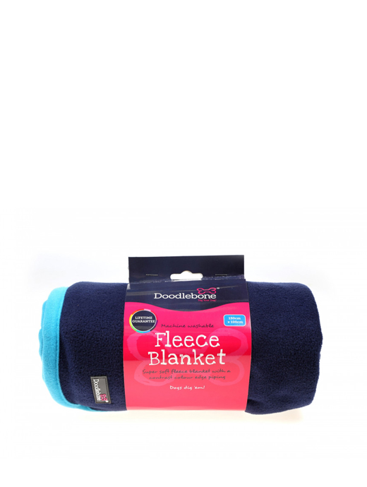 Doodlebone Fleece Blanket Blue