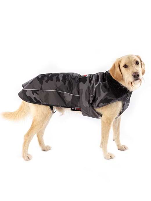Dryrobe Dog Coat Black Camo/Black