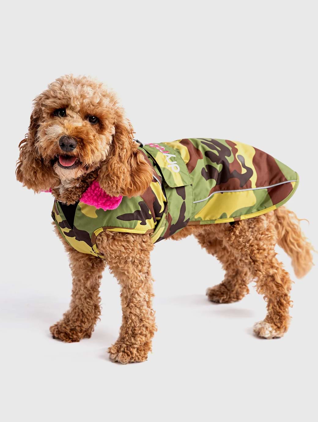 *AW24*Dryrobe Dog Coat Camo Pink